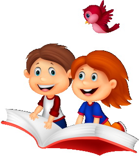 读书日卡通儿童书籍免抠图片